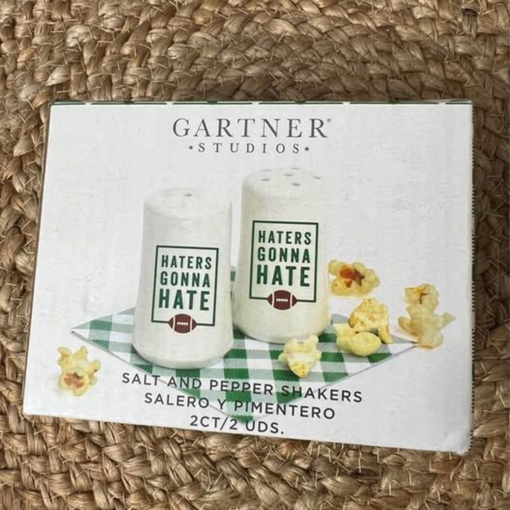 Salt and Pepper Shakers “Haters gonna hate”